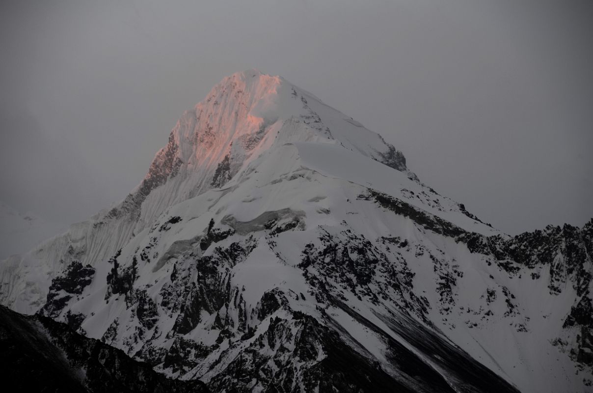 25 Sunrise On The Mountain To The North Of K2 North Face From K2 North Face Intermediate Base Camp